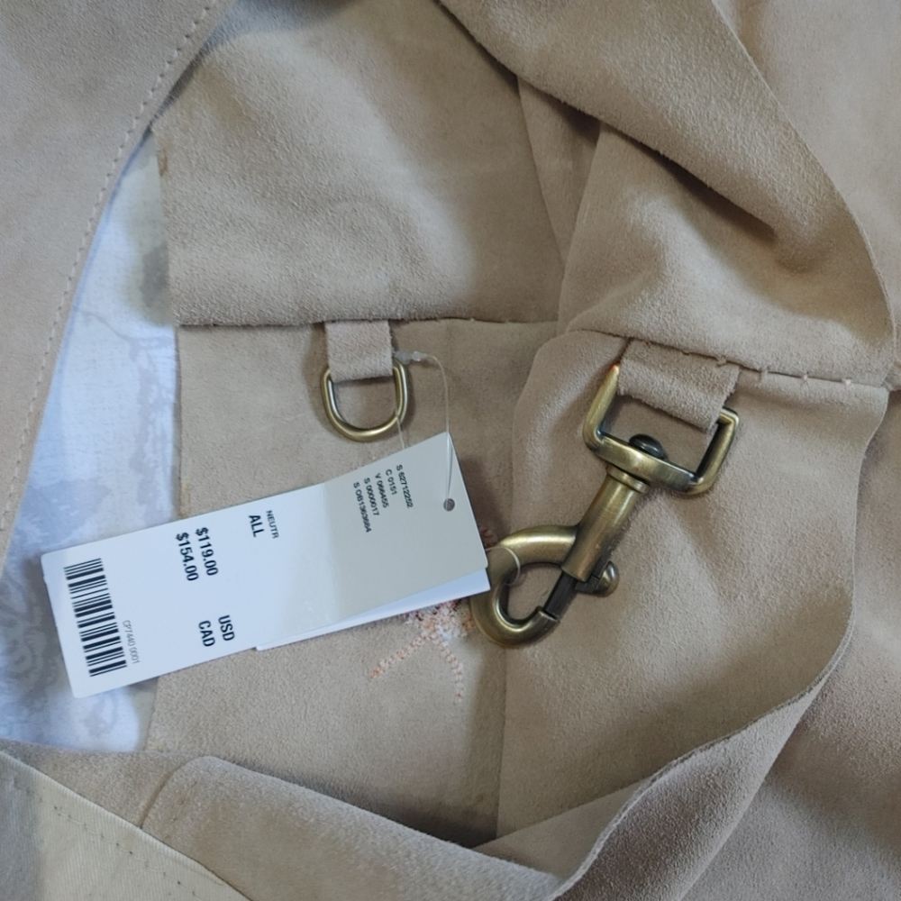 UO Suede Embroidered Shoulder bag with pouch - Picture 10 of 14